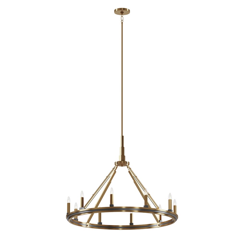 Kichler 52421BNB Fixture Emmala 27.50" 12 light chandelier features