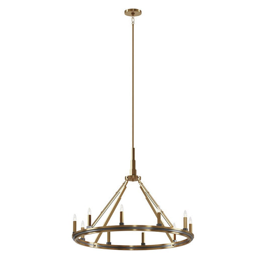 Kichler 52421BNB Fixture Emmala 27.50" 12 light chandelier features