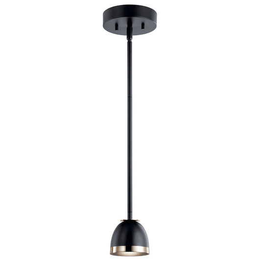 Kichler 52419BKLED LED Fixture The Baland 4" 1 light mini pendant