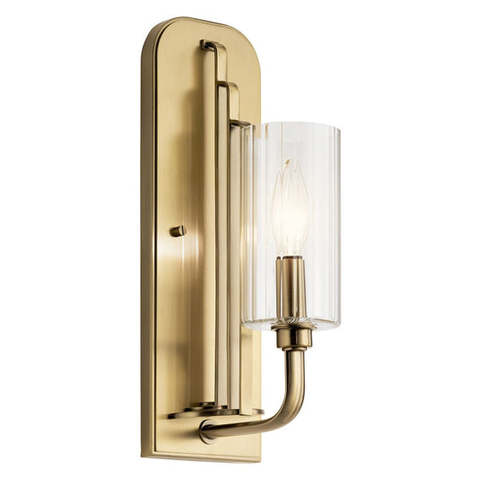 Kichler 52415BNB Fixture The Kimrose 1 light sconce features Art