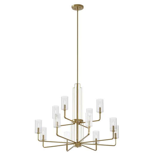 Kichler 52412BNB Fixture The Kimrose 12 light chandelier is a