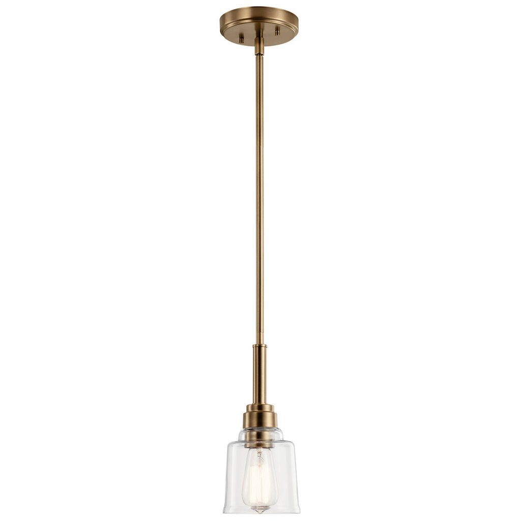 Kichler 52399WBR Fixture The Aivian 5" 1 light pendant brings with it