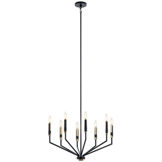 Kichler 52349BK Fixture The Armand(TM) 26 inch 8 Light Chandelier