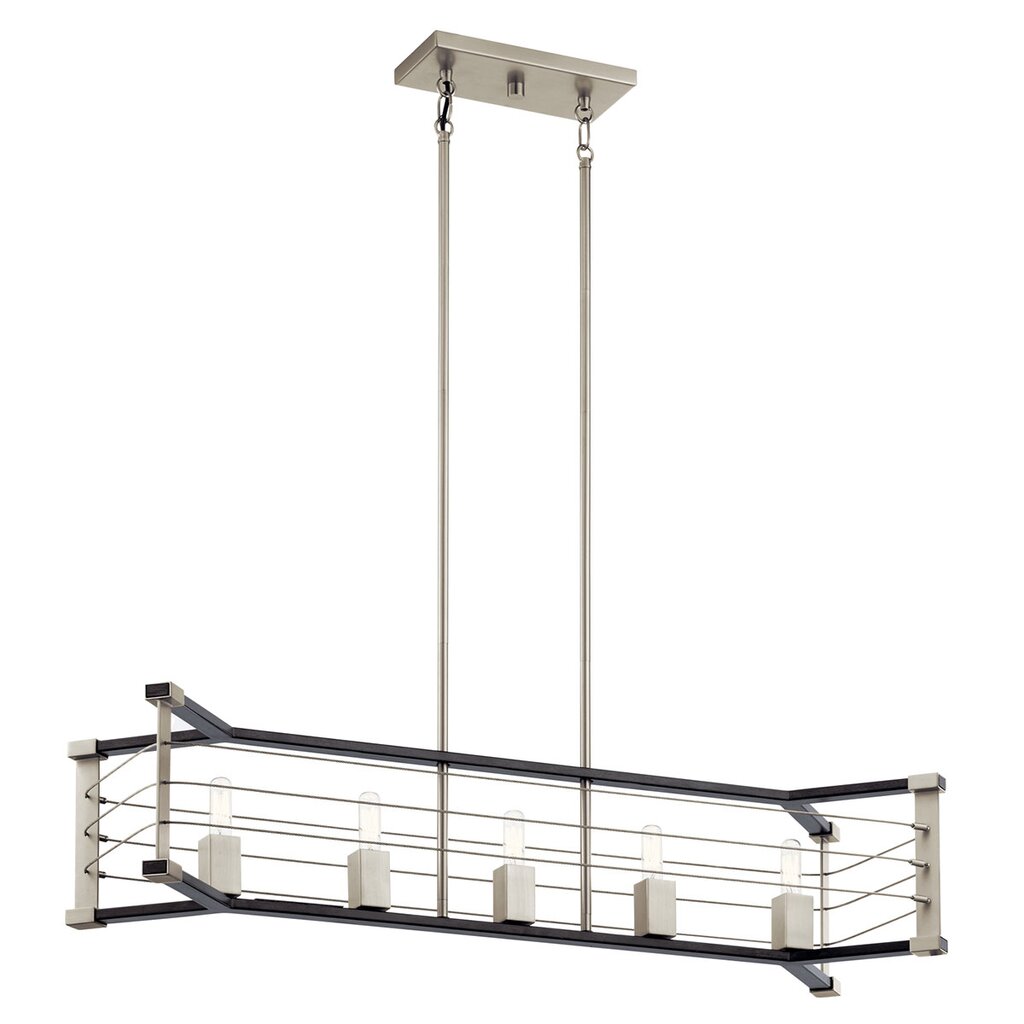 Kichler 44250MOK Fixture The Lente 39" 5 Light Linear Chandelier in