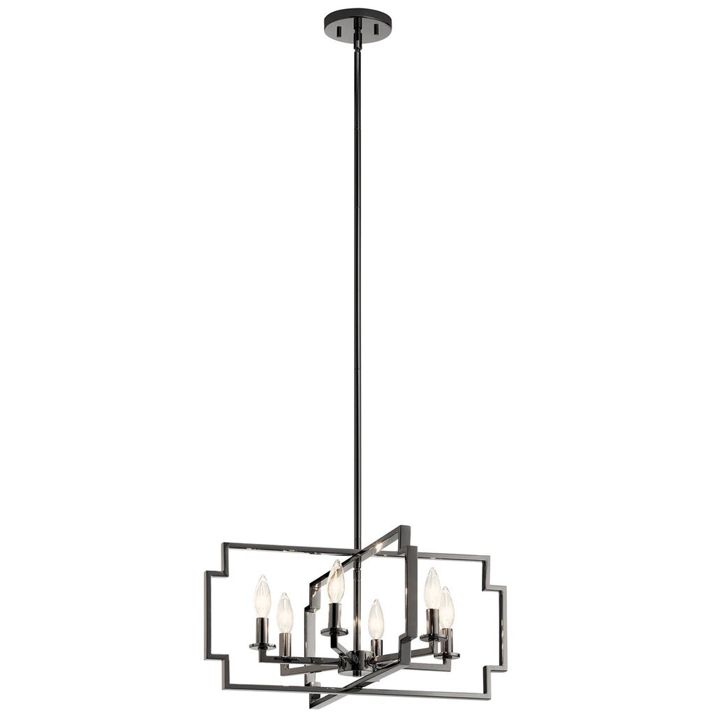 Kichler 44128MCH Fixture The Downtown Deco 21.5 inch 6 Light