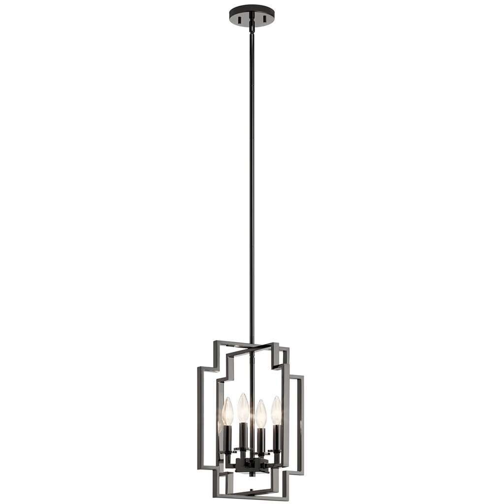 Kichler 43964MCH Fixture The Downtown Deco 17 inch 4 light foyer