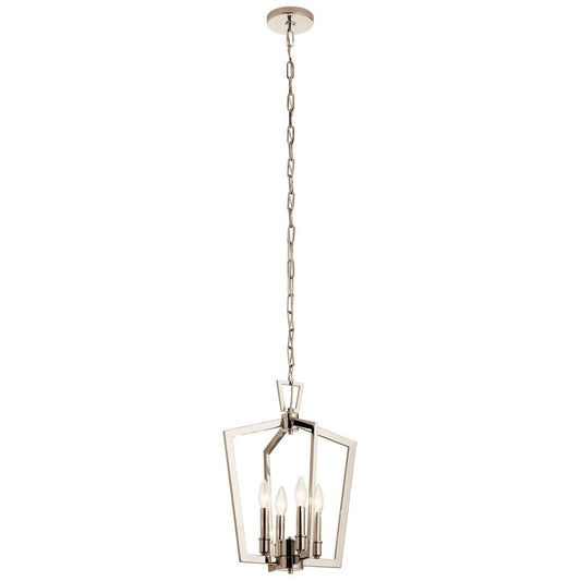 Kichler 43498PN Fixture The Abbotswell(TM) 19 inch 4 Light Pendant in