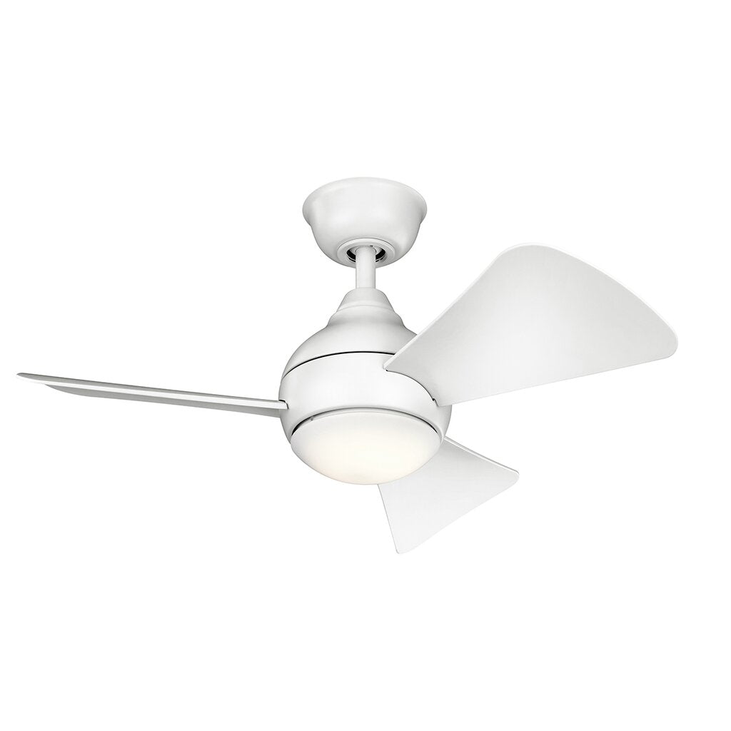 Kichler 337033MWH Sola Down Rod Hanger System in MWH Matte White