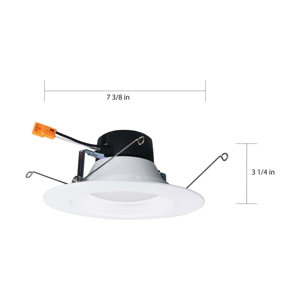 Satco S11801 9W LED Downlight Retrofit Dimmable Fixture 5-6";