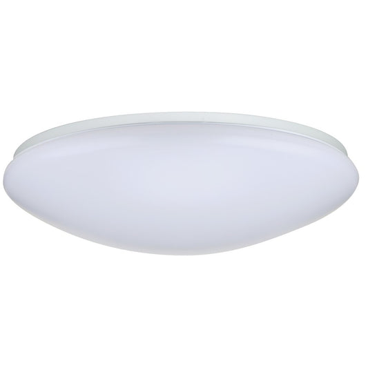 Satco 62-1219 32.5W LED Flush Mount Fixture 19 inch; Flush Mounted CCT