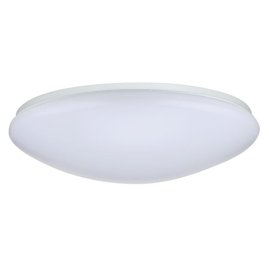 Satco 62-1218 32W LED Flush Mount Fixture 19 inch; Flush Mounted CCT