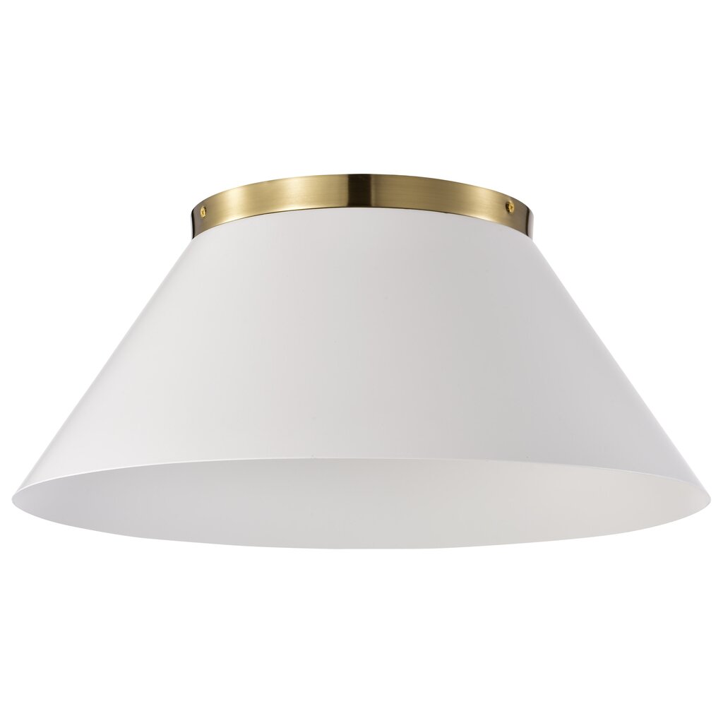 Satco 60-7421 Flush Mount Fixture Dover; 3 Light; Large White with
