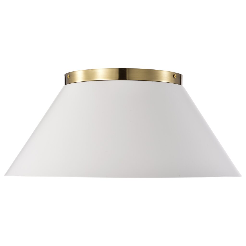 Satco 60-7421 Flush Mount Fixture Dover; 3 Light; Large White with