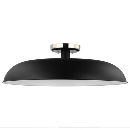Satco 60-7498 Semi Flush Fixture Colony; 1 Light; Large Semi-Flush