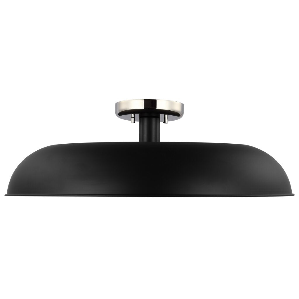 Satco 60-7498 Semi Flush Fixture Colony; 1 Light; Large Semi-Flush