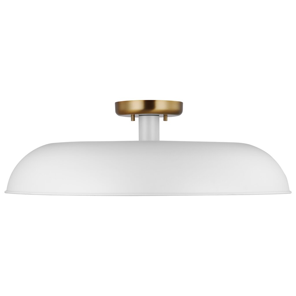 Satco 60-7496 Semi Flush Fixture Colony; 1 Light; Large Semi-Flush