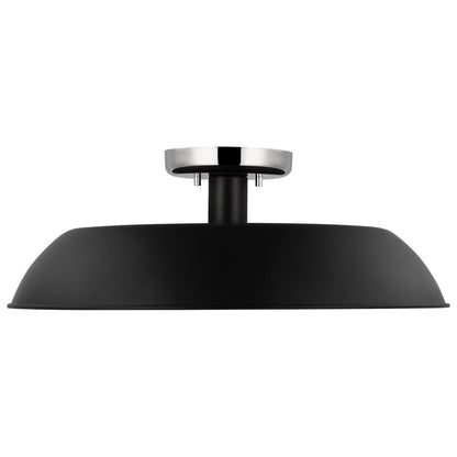 Satco 60-7495 Semi Flush Fixture Colony; 1 Light; Medium Semi-Flush