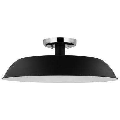 Satco 60-7495 Semi Flush Fixture Colony; 1 Light; Medium Semi-Flush