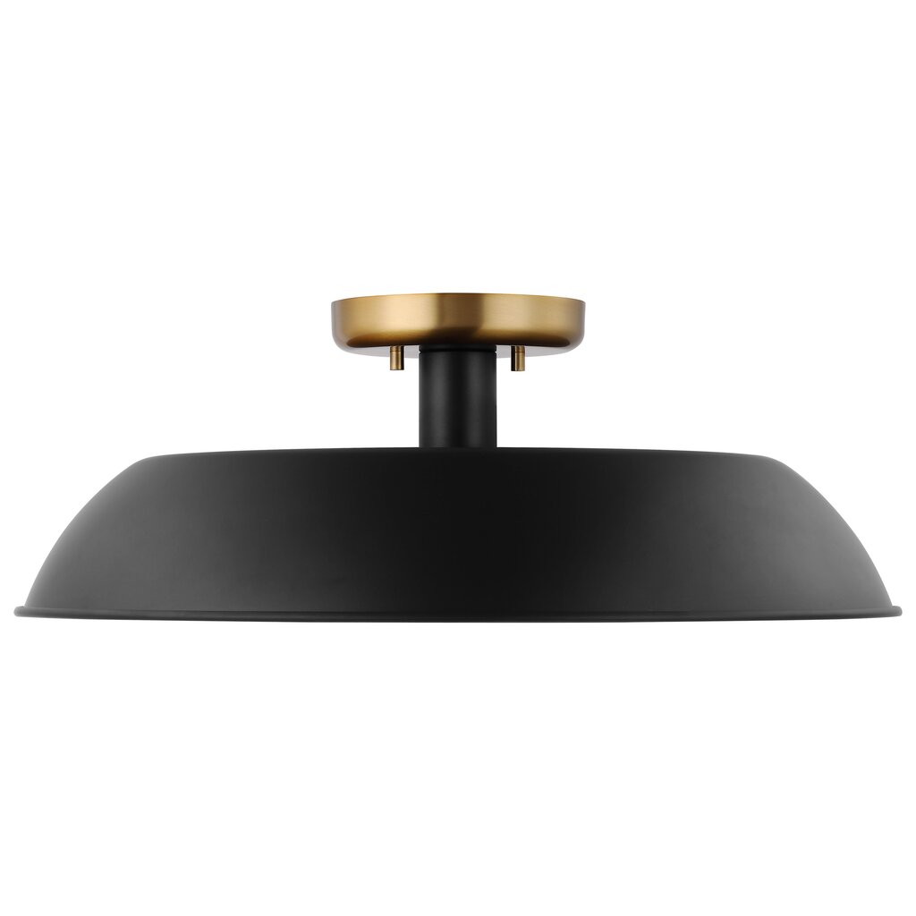 Satco 60-7494 Semi Flush Fixture Colony 1 Light Medium Semi-Flush