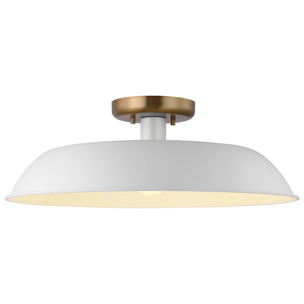 Satco 60-7493 Semi Flush Fixture Colony; 1 Light; Medium Semi-Flush