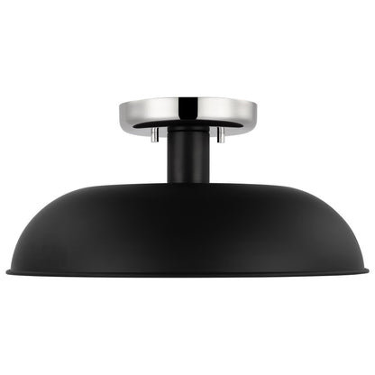 Satco 60-7492 Semi Flush Fixture Colony; 1 Light; Small Semi-Flush