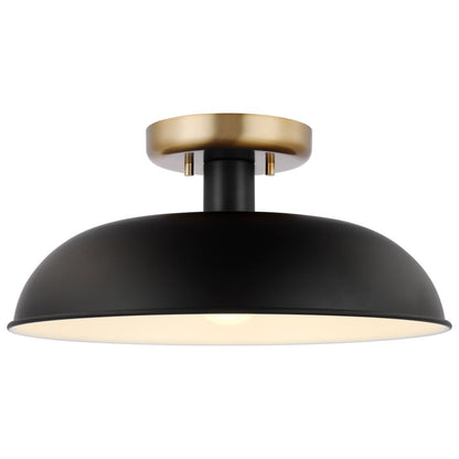 Satco 60-7491 Semi Flush Fixture Colony; 1 Light; Small Semi-Flush