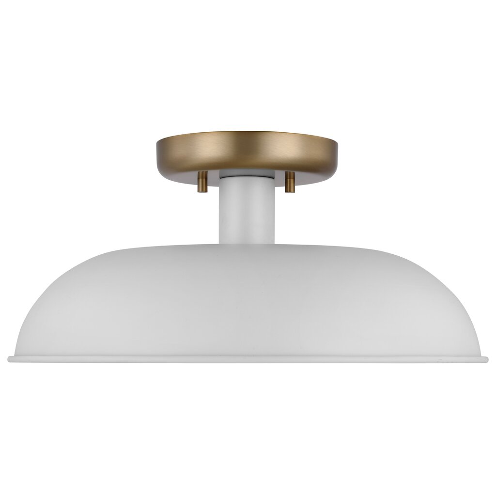 Satco 60-7490 Semi Flush Fixture Colony; 1 Light; Small Semi-Flush