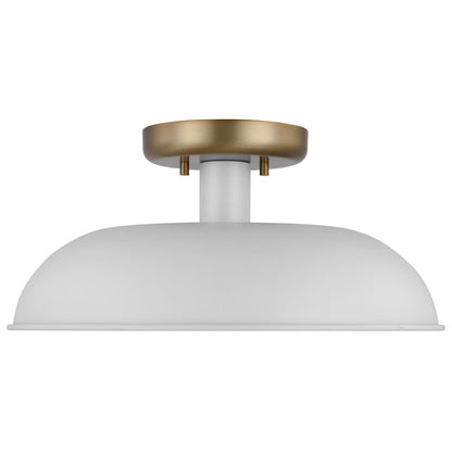 Satco 60-7490 Semi Flush Fixture Colony; 1 Light; Small Semi-Flush