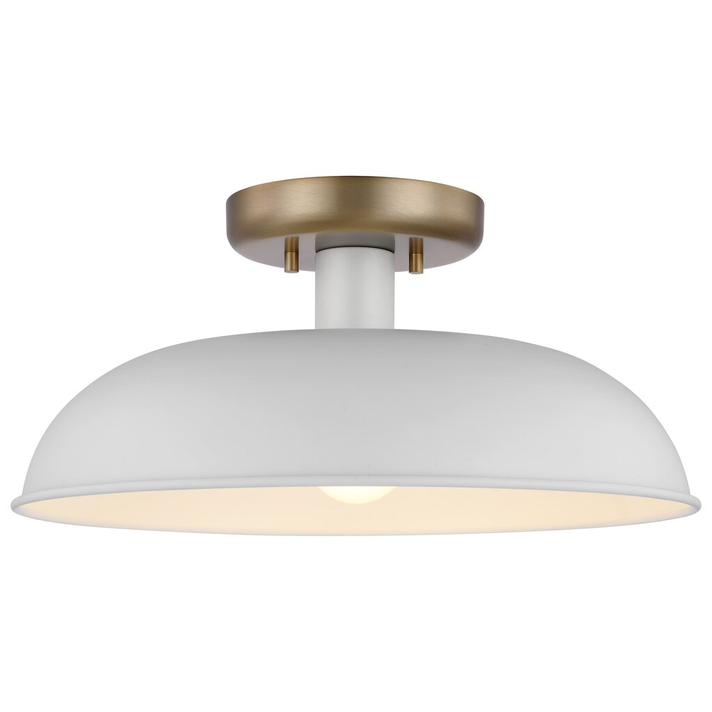 Satco 60-7490 Semi Flush Fixture Colony; 1 Light; Small Semi-Flush