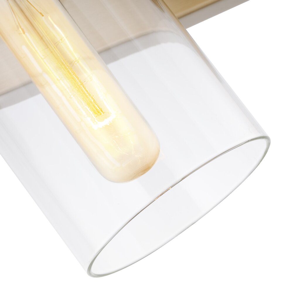 Satco 60-7532 Vanity Fixture Intersection; 2 Light; Burnished Brass