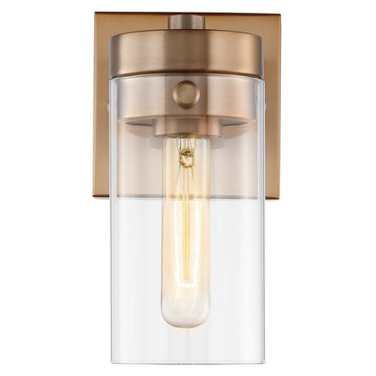 Satco 60-7531 Vanity Fixture Intersection; 1 Light; Burnished Brass