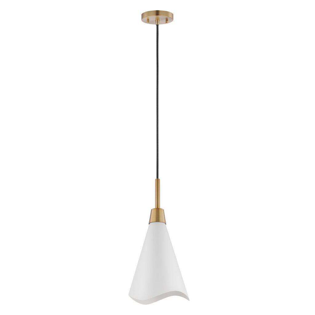 Satco 60-7477 Pendant Fixture Tango; 1 Light; Large Matte White with