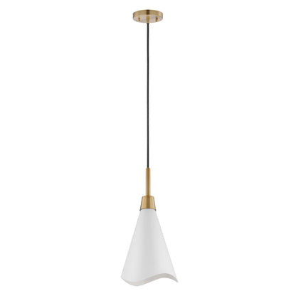 Satco 60-7477 Pendant Fixture Tango; 1 Light; Large Matte White with