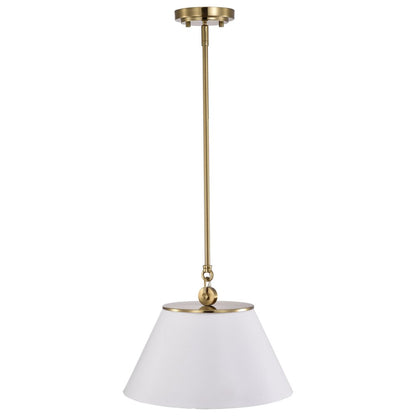 Satco 60-7412 Pendant Fixture Dover; 1 Light; Medium White with