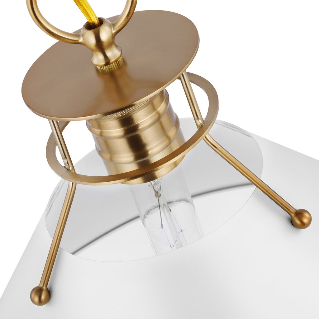 Satco 60-7524 Pendant Fixture Outpost; 1 Light; Medium Matte White