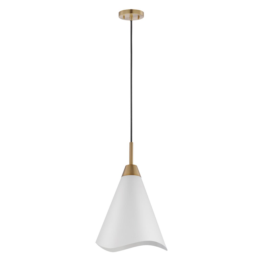 Satco 60-7474 Pendant Fixture Tango; 1 Light; Medium Matte White with