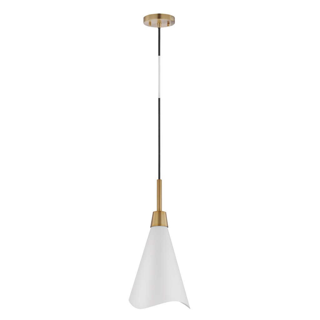 Satco 60-7471 Pendant Fixture Tango; 1 Light; Small Matte White with