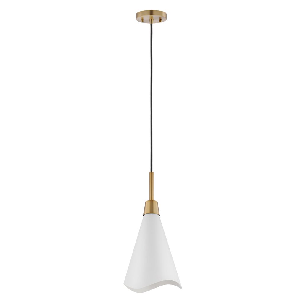 Satco 60-7471 Pendant Fixture Tango; 1 Light; Small Matte White with