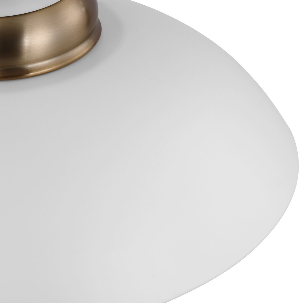 Satco 60-7463 Pendant Fixture Perkins; 1 Light; Small Matte White with