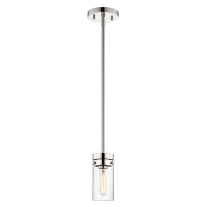 Satco 60-7629 Mini Pendant Fixture Intersection; 1 Light; Polished