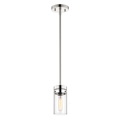 Satco 60-7629 Mini Pendant Fixture Intersection; 1 Light; Polished