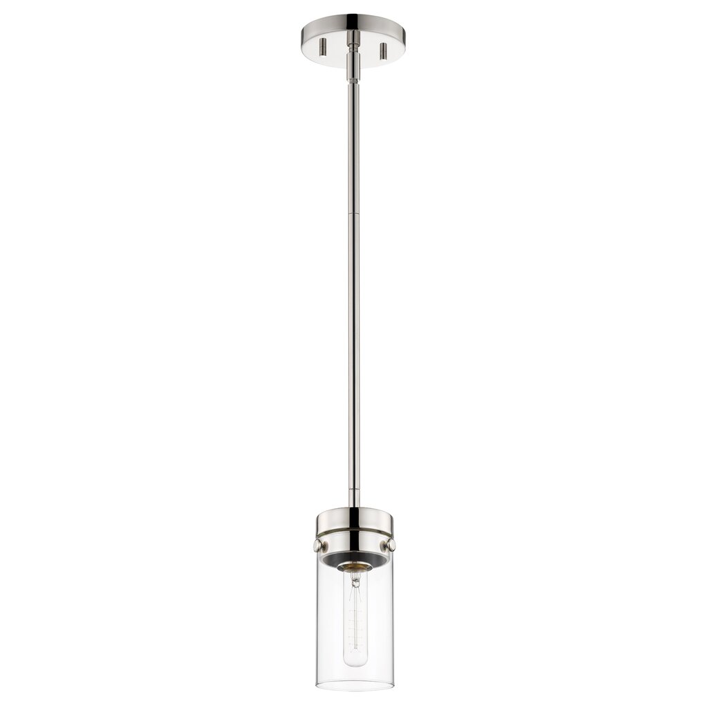 Satco 60-7629 Mini Pendant Fixture Intersection; 1 Light; Polished