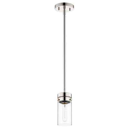 Satco 60-7629 Mini Pendant Fixture Intersection; 1 Light; Polished