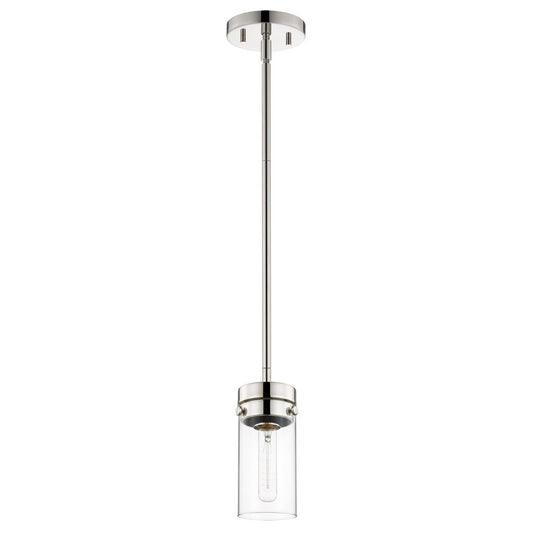 Satco 60-7629 Mini Pendant Fixture Intersection; 1 Light; Polished