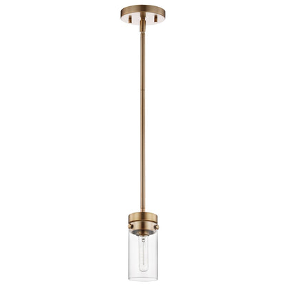 Satco 60-7529 Mini Pendant Fixture Intersection; 1 Light; Burnished