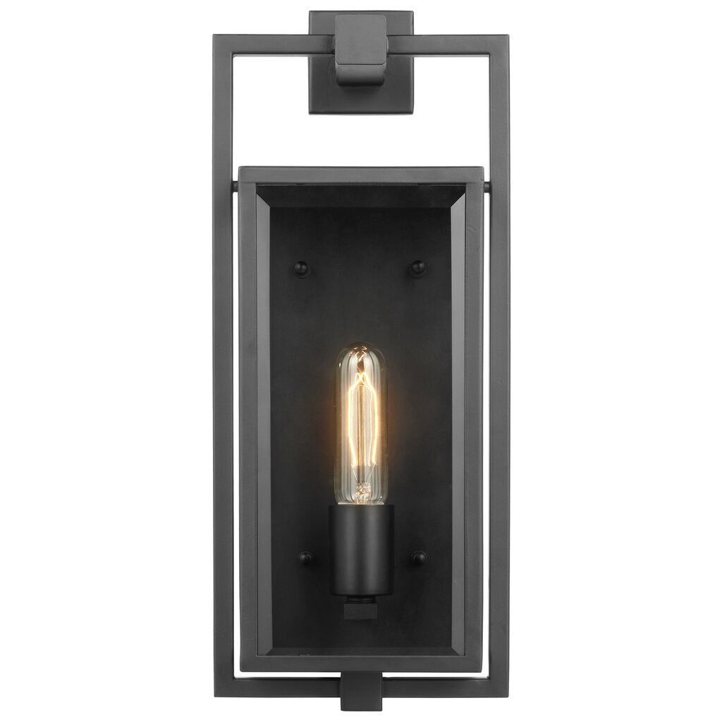 Satco 60-7544 Wall Lantern Fixture Exhibit; 1 Light; Medium Matte