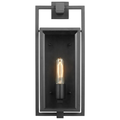 Satco 60-7544 Wall Lantern Fixture Exhibit; 1 Light; Medium Matte