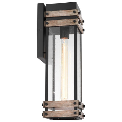 Satco 60-7542 Wall Lantern Fixture Homestead; 1 Light; Large Matte