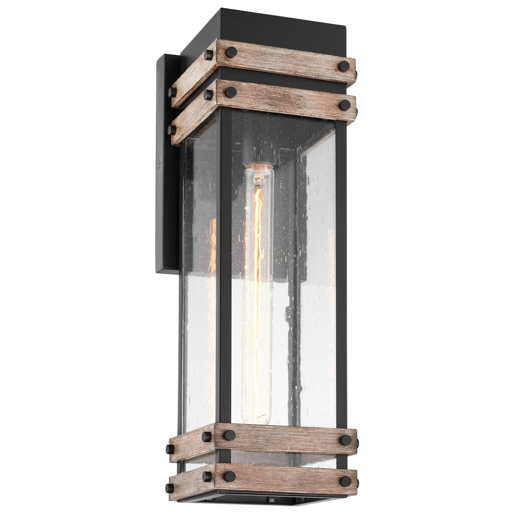Satco 60-7542 Wall Lantern Fixture Homestead; 1 Light; Large Matte