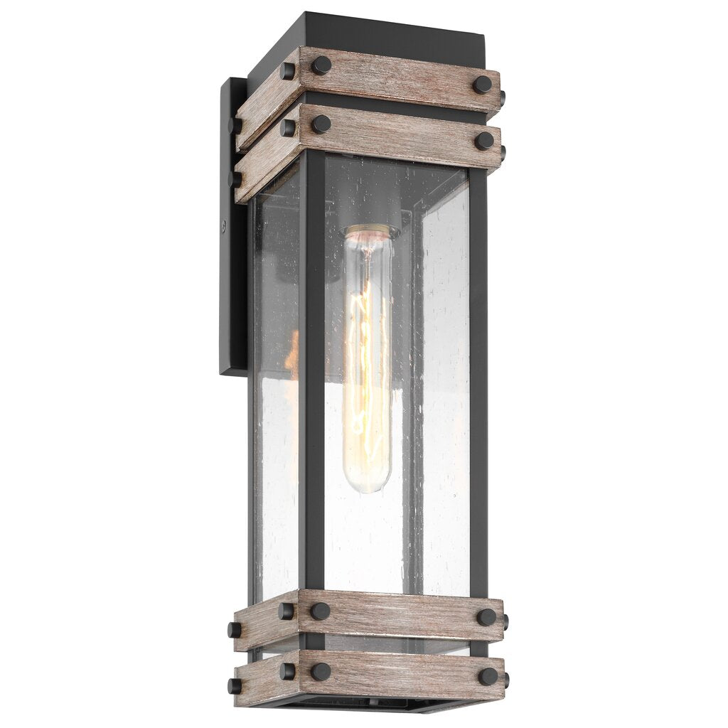 Satco 60-7541 Wall Lantern Fixture Homestead; 1 Light; Medium Matte